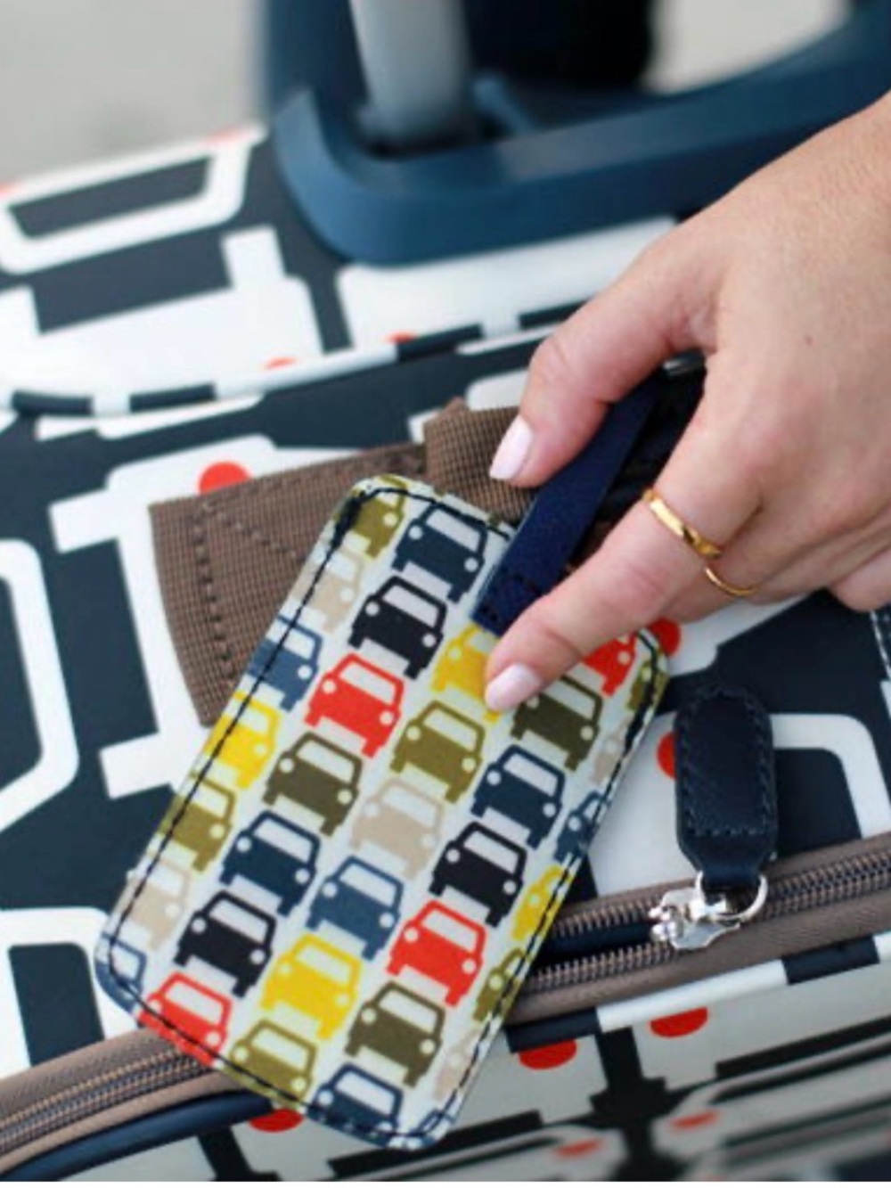 Orla Kiley luggage tag holder